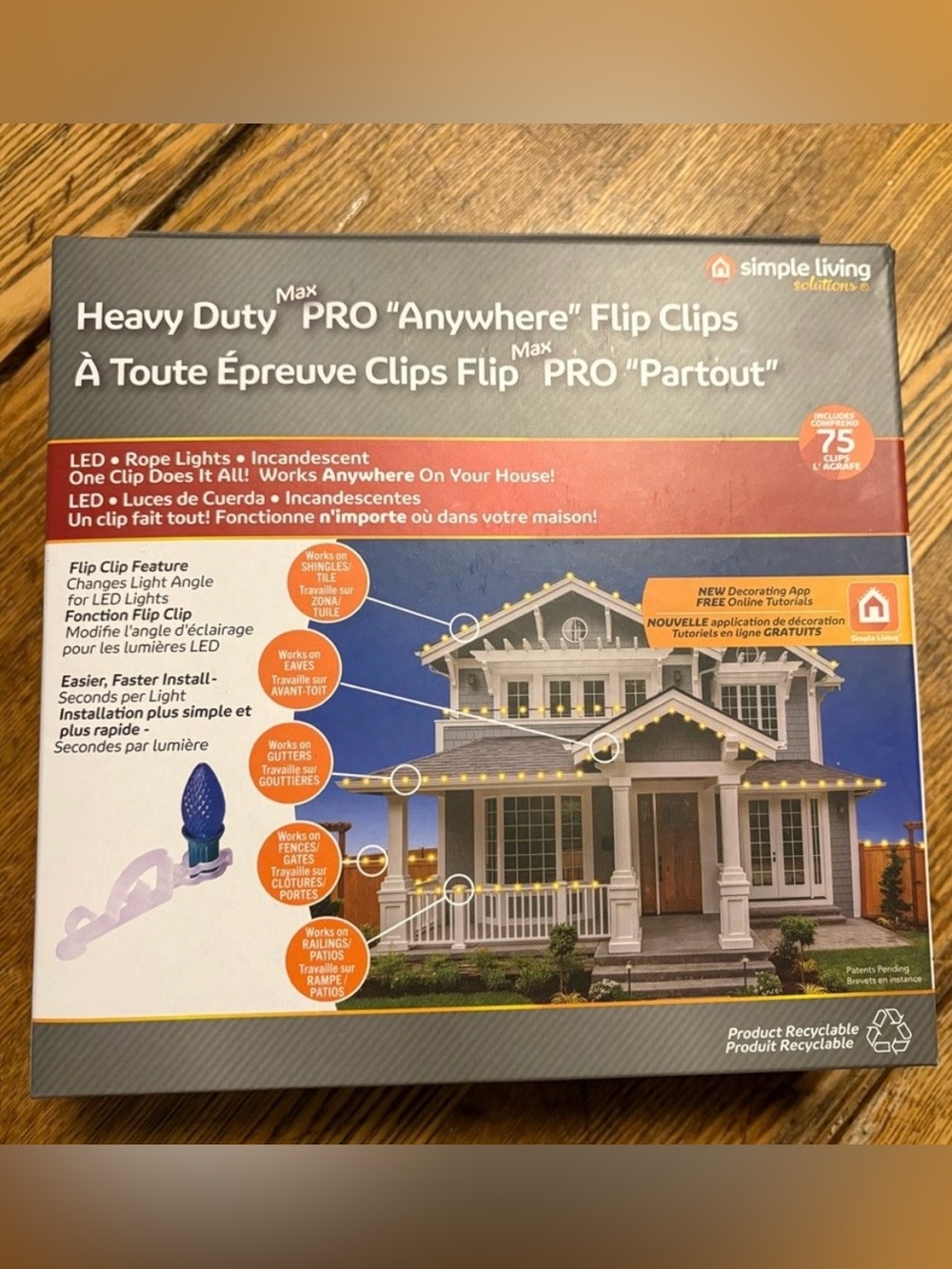 NEW HEAVY DUTY PRO 'ANYWHERE' FLIP CLIPS LIGHT CLIPS